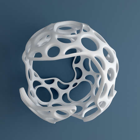 Abstract shape background. 3d rendering 3d illustration.