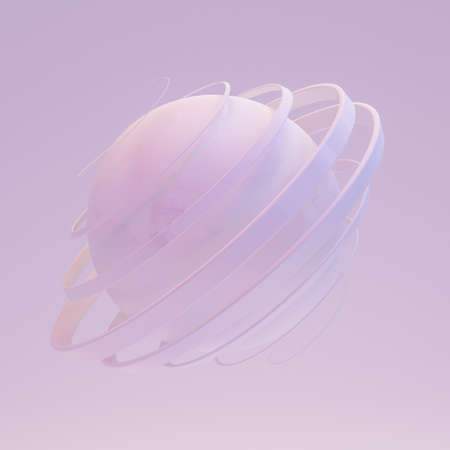 Model planet.3d rendering 3d illustration