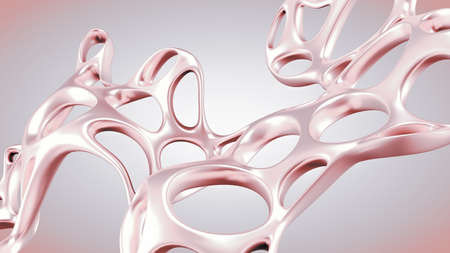 Abstract shape background. 3d rendering 3d illustration.