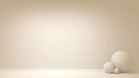 White background with architectural interiors.3d rendering