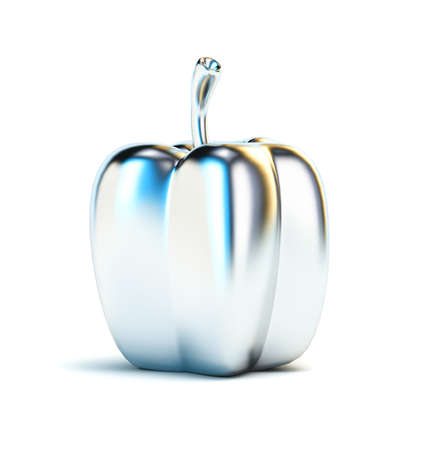 Background with paprika. 3d rendering,   3d illustration.の写真素材