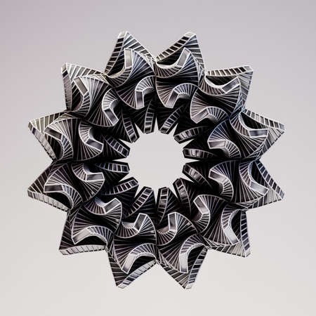 Abstract form. 3d rendering 3d illustration