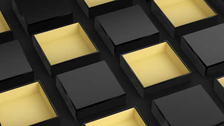 Packing background. 3d rendering 3d illustrationの写真素材