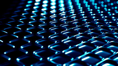 Turquoise metallic industrial grunge background. 3d rendering 3d illustration.の写真素材