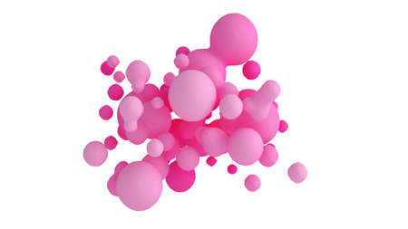 Abstract shape background. 3d rendering, 3d illustration.の写真素材