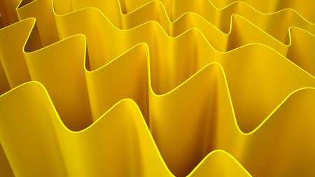 Yellow background.3d rendering 3d illustration