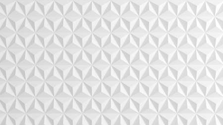 White background with triangles. 3d rendering, 3d illustration.