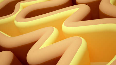 Beige background. 3d rendering 3d illustration