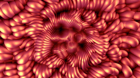 Abstract background with lines and waves. 3d rendering, 3d illustration.