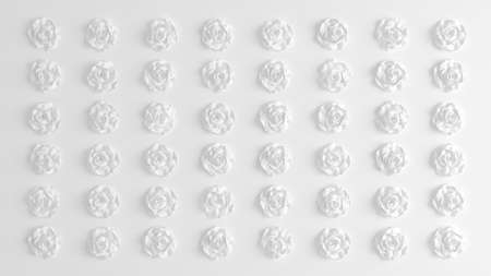 Decoration element, wall concept stucco, interior architecture pattern. 3d rendering, 3d illustration.の写真素材