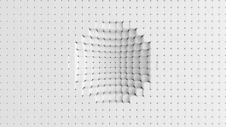White background with honeycombs. 3d rendering, 3d illustration.