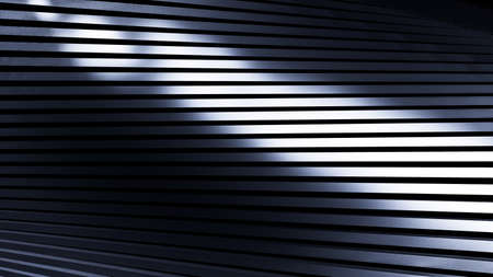 Black background with drapery, silver and lines. 3d rendering, 3d illustration.