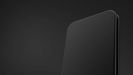 Mobile phone concept. 3d rendering, 3d illustration.の写真素材