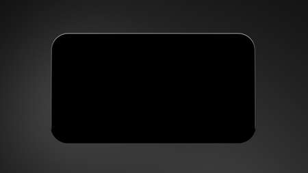 Mobile phone concept. 3d rendering, 3d illustration.の写真素材