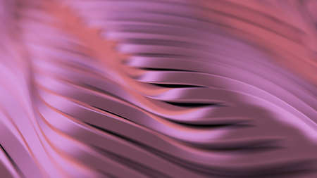 Beautiful golden background with smooth lines. 3d rendering, 3d illustration.