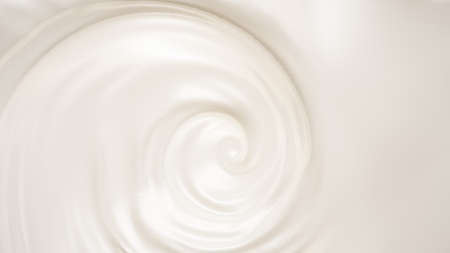Sweet, delicious, milk background 3d rendering 3d illustrationの写真素材
