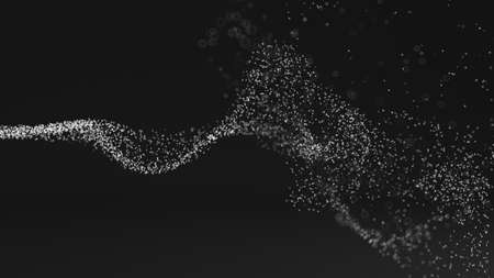 Beautiful abstract fractal background. 3d rendering, 3d illustration.の写真素材