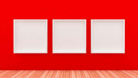 Plaster interior background. 3d rendering, 3d illustration.の写真素材