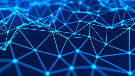 Blue background. 3d rendering 3d illustration
