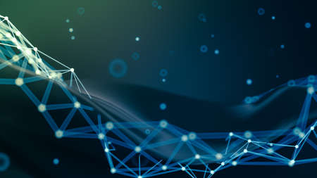 Black drapery background. 3d rendering, 3d illustration.