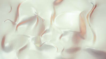 Beautiful background with drapery and folds of silk. 3d rendering, 3d illustration.
