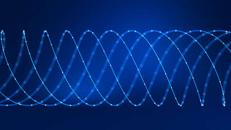 Blue background. 3d rendering 3d illustration
