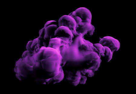 Colorful smoke. 3d rendering 3d illustration