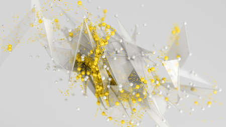 Beautiful abstract fractal background. 3d rendering, 3d illustration.