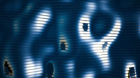 Blue background with lines. 3d rendering, 3d illustration.