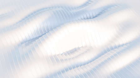 White background with lines. 3d rendering, 3d illustration.