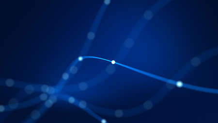 Blue background. 3d rendering 3d illustrationの写真素材