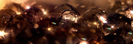 Magic celebratory background with ornaments and flares.3d rendering, 3d illustration.