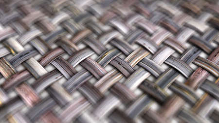 Texture of weaving. 3d rendering, 3d illustration.