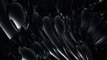 Black metallic background. 3d rendering, 3d illustration.