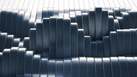 Gray background with lines. 3d rendering, 3d illustration.の写真素材