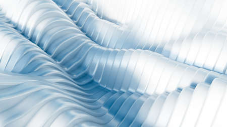 White blue background with lines. 3d rendering, 3d illustration.
