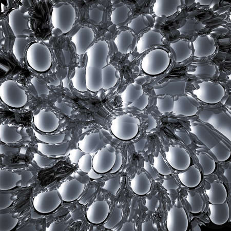 Gray metallic background. 3d rendering, 3d illustration.の写真素材