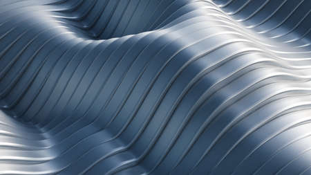 Gray background with lines. 3d rendering, 3d illustration.の写真素材