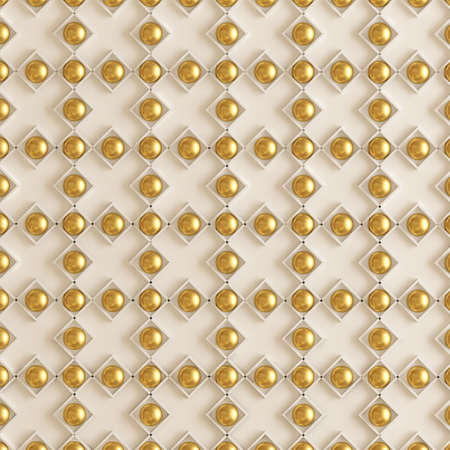 Architectural, interior pattern, white, yellow, gold texture wall 3d rendering 3d illustration
