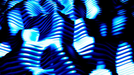 Blue background with lines. 3d rendering, 3d illustration.