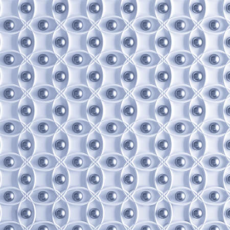 Architectural, interior pattern, blue and metal texture wall. 3d rendering, 3d illustration.