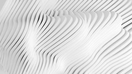 White background with lines. 3d rendering, 3d illustration.