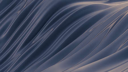 Beautiful purple gray background with drapery fabric. 3d rendering, 3d illustration.の写真素材