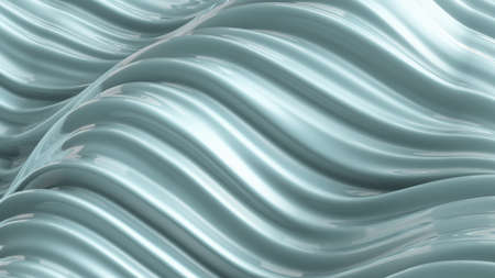 Beautiful gray green background with fabric. 3d rendering, 3d illustration.