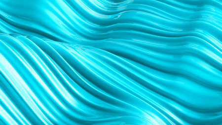 Beautiful green turquoise background. 3d rendering, 3d illustration.