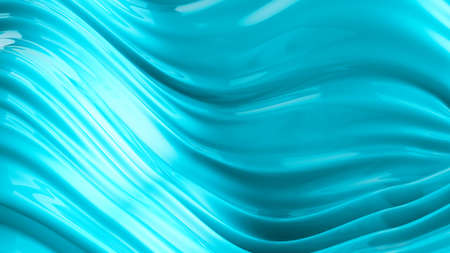 Beautiful green turquoise background. 3d rendering, 3d illustration.