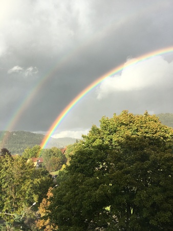 View of rainbowの素材