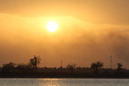 sunsetの写真素材