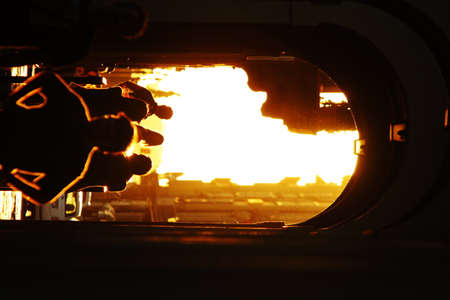 sunset time in Florenceの写真素材