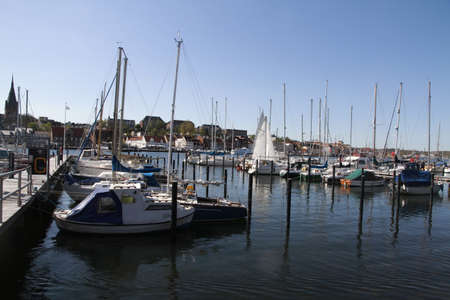 Flensburg is a town at the tip of the Flensburg Fjord in northern Germany.のeditorial素材